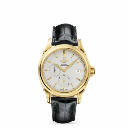 Omega De Ville Co-Axial 38.7 Power Reserve Yellow Gold / Silver 4632.31.31 (46323131)
